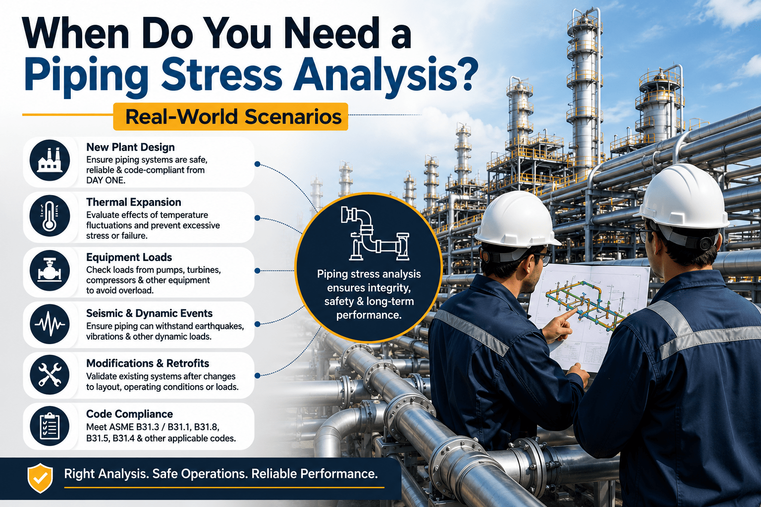 When Do You Need a Piping Stress Analysis? Real-World Scenarios