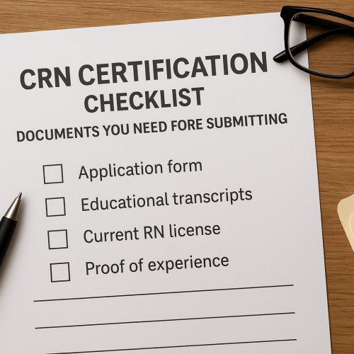 CRN Certification Checklist: Documents You Need Before Submitting